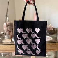 mini souvenir tote "PINK HEART"