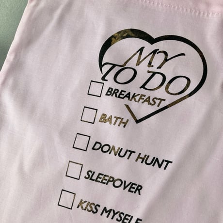 MY TO DO ☑︎ tote