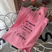 新色❤︎MY RECIPE BAG ( cup cakes / donuts / extra hot latte / girls culture / cinema )