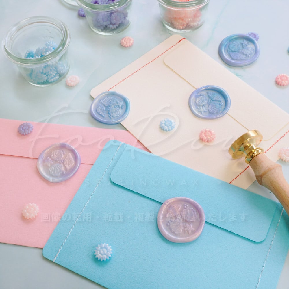 未使用　貝殻スタンプ＆エンボスフォルダー　シーシェル　スタンピンアップ STAMP】561：SEA SHELLS【スタンプヘッド】 | シーリング