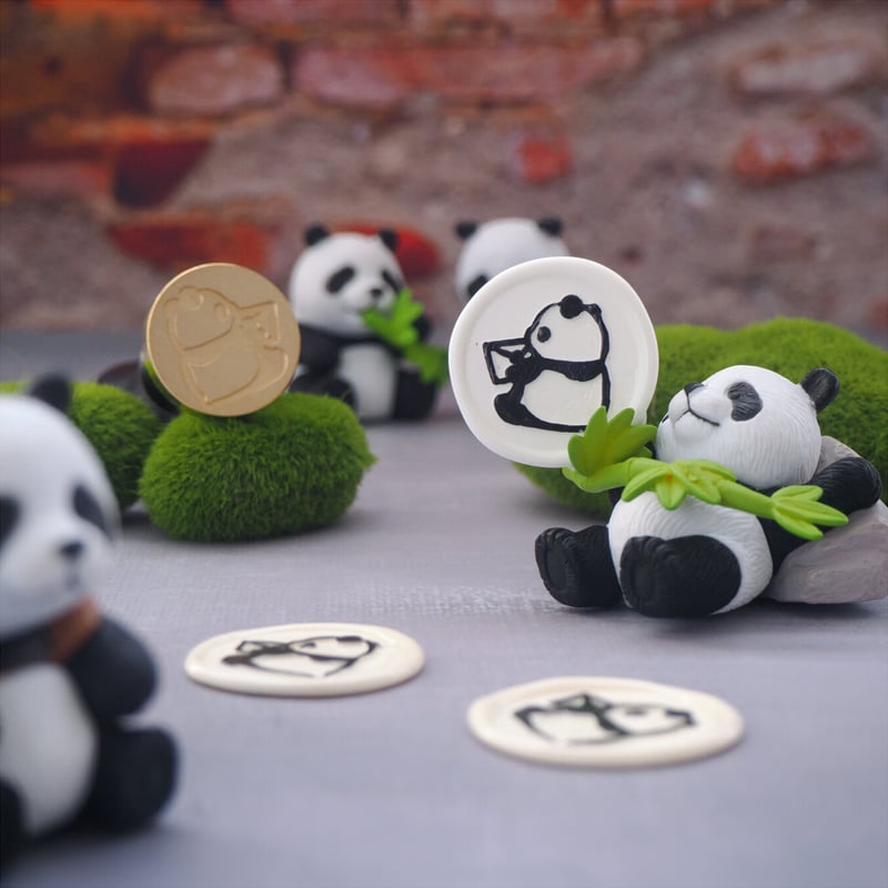 STAMP】580：LETTER PANDA【スタンプヘッド】 | シーリング