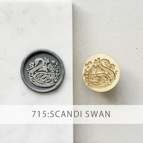 【STAMP】715：SCANDI SWAN【スタンプヘッド】