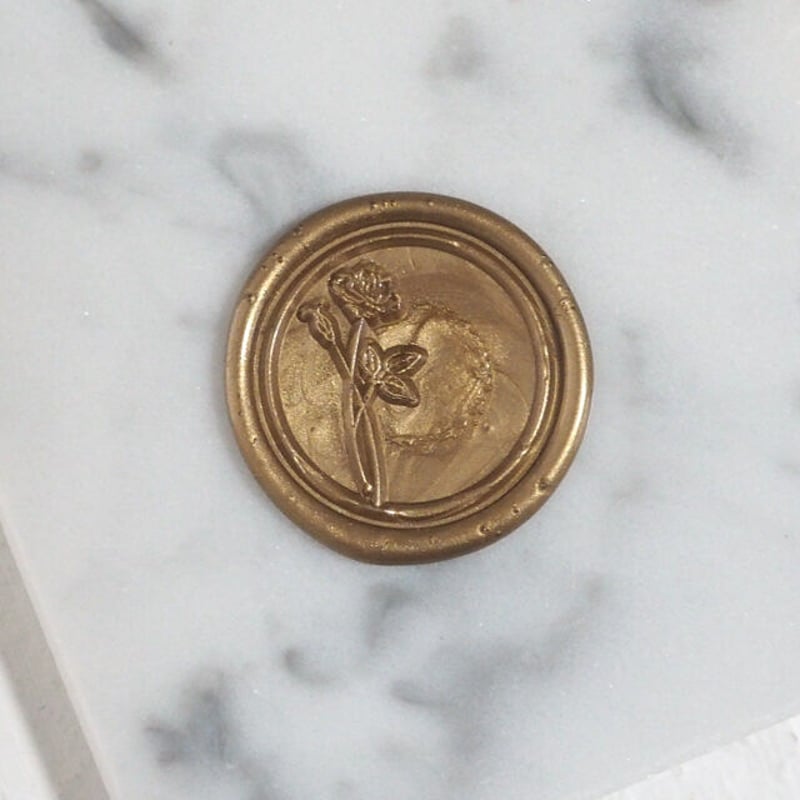 STAMP】誕生月花シリーズ【4-6月】【スタンプヘッド】 | シーリング