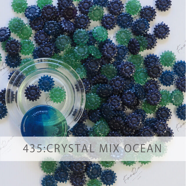 PILL】435:CRYSTAL MIX OCEAN【3色35g】 | シーリングワックス専
