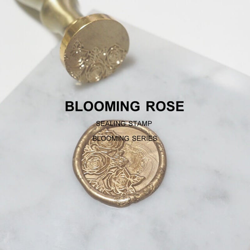 STAMP】BLOOMING ROSE【333】【スタンプヘッド】 | シーリングワックス ...