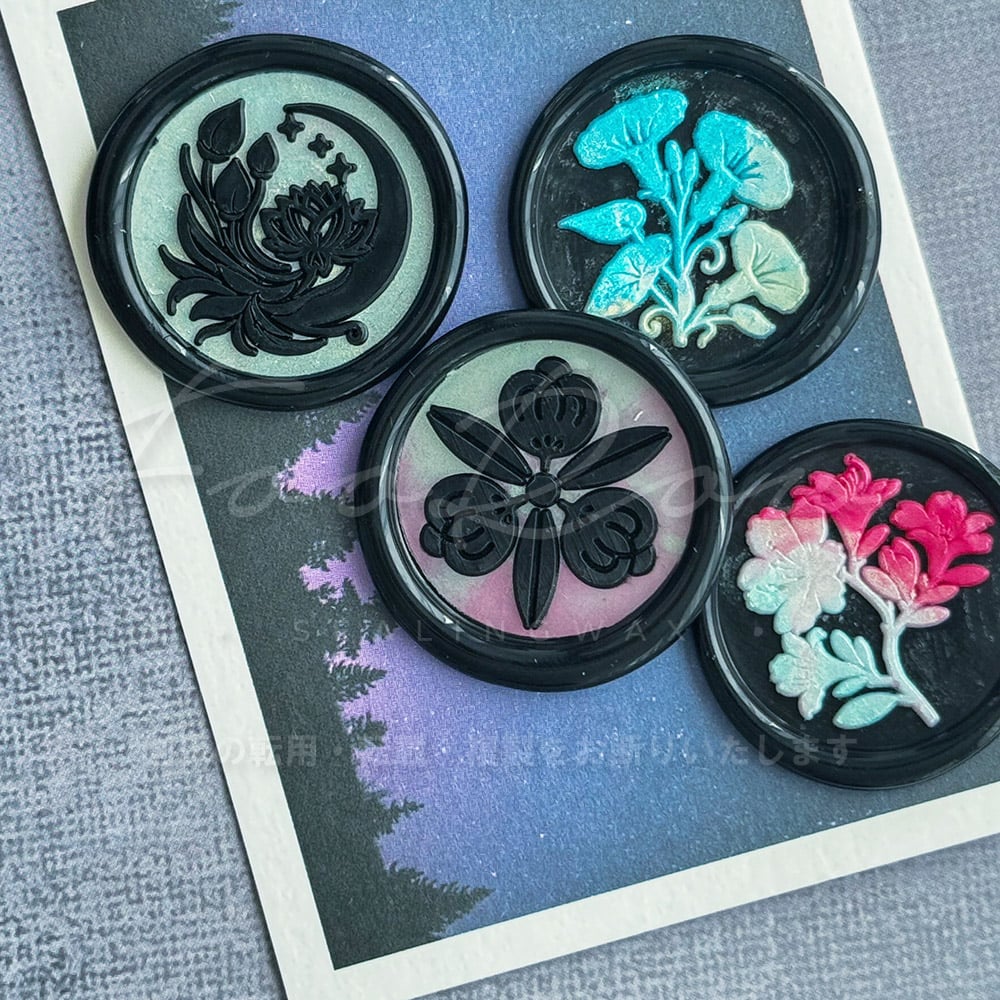 【サイン本】ジェラシー 3　スカーレット・ベリ子　帯付き　イラストスタンプつき STAMP】734：MORNING GLORY【スタンプヘッド】 | シーリングワックス