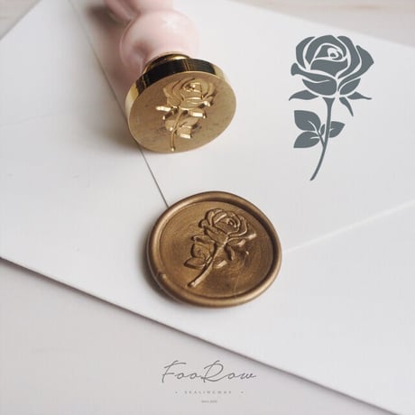 【STAMP】Rose_01【311】【メール便発送】