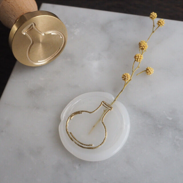 floow様オーダー品 STAMP】THE FLOWER VASE【3タイプ】【スタンプヘッド】 | シーリング