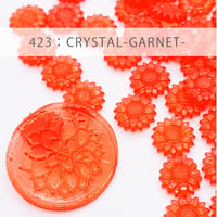 【PILL】423:CRYSTAL WAX GARNET【単色35g：約100粒】