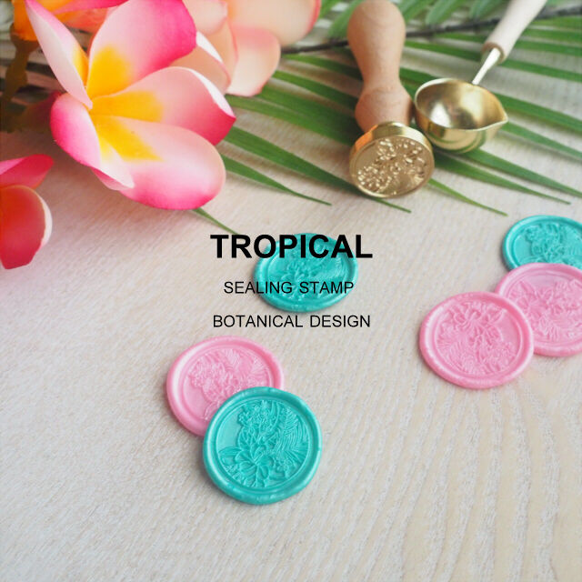 フラワリングカクタス バンドル　スタンピンアップ STAMP】TROPICAL【398】【スタンプヘッド】 | シーリングワックス専門
