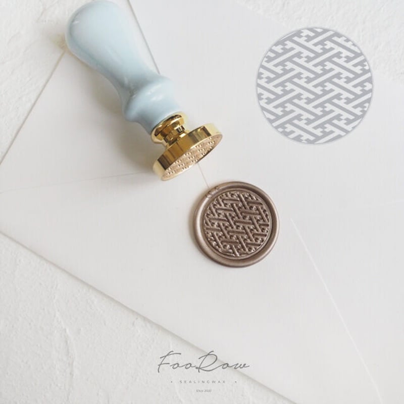 シーリングスタンプ　まとめ売り 和柄STAMP】339：SAYAGATA【スタンプヘッド】 | シーリングワックス