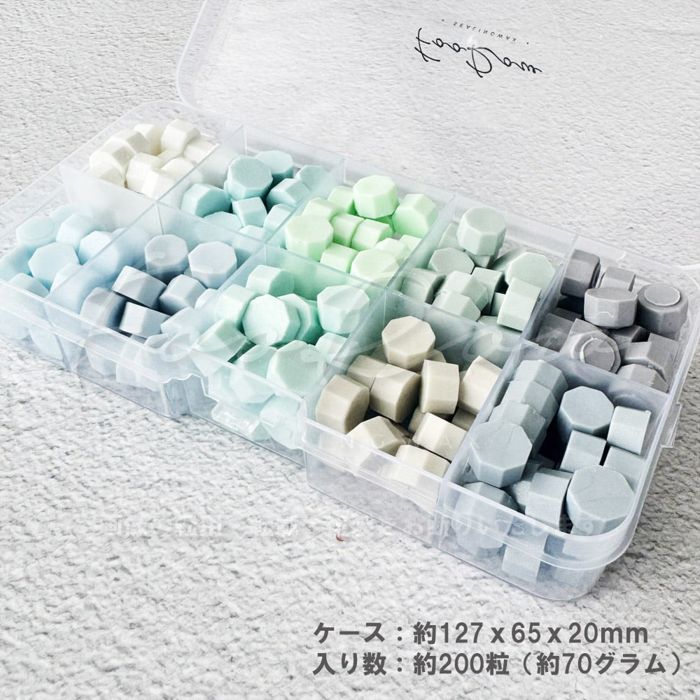 MY COLOR PALLET】607：GRAYSH【10色セット】 | シーリングワックス