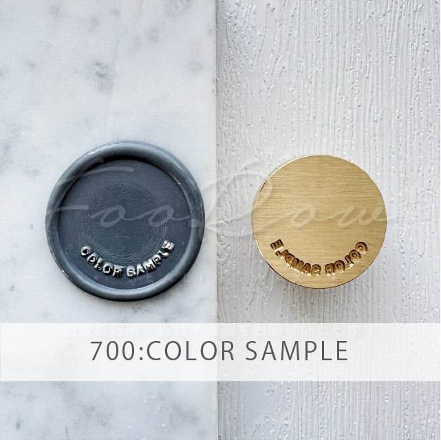 STAMP】700：COLOR SAMPLE【スタンプヘッド】 | シーリングワックス