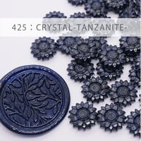 【PILL】425:CRYSTAL WAX TANZANITE【単色35g：約100粒】