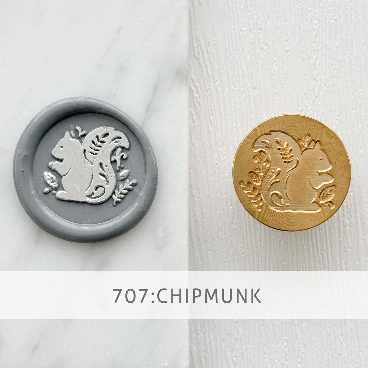 STAMP】707：CHIPMUNK【スタンプヘッド】 | シーリングワックス専門店