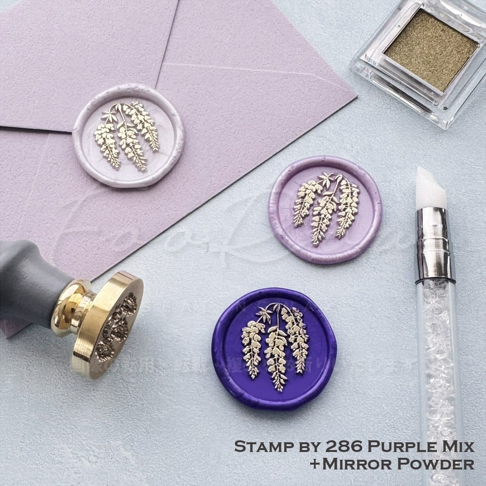 wax2447様 ご購入予定品 STAMP】597：WISTERIA【スタンプヘッド】 | シーリングワックス専門店