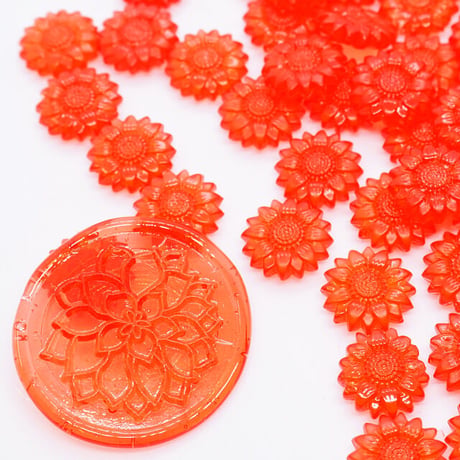 【PILL】423:CRYSTAL WAX GARNET【単色35g：約100粒】