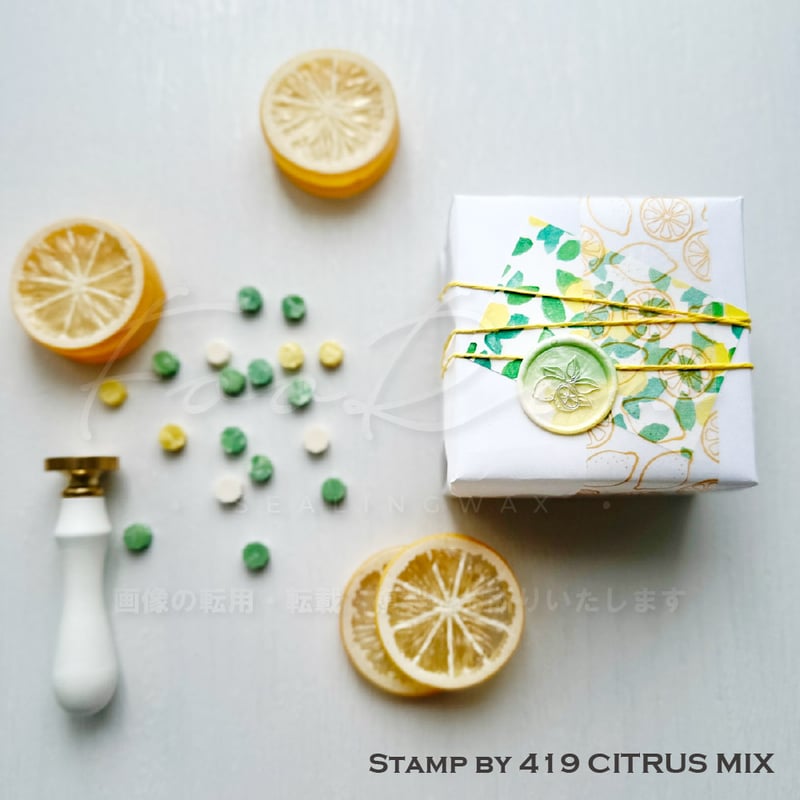 ごろー STAMP】LEMON【322】【スタンプヘッド】 | シーリングワックス専門店