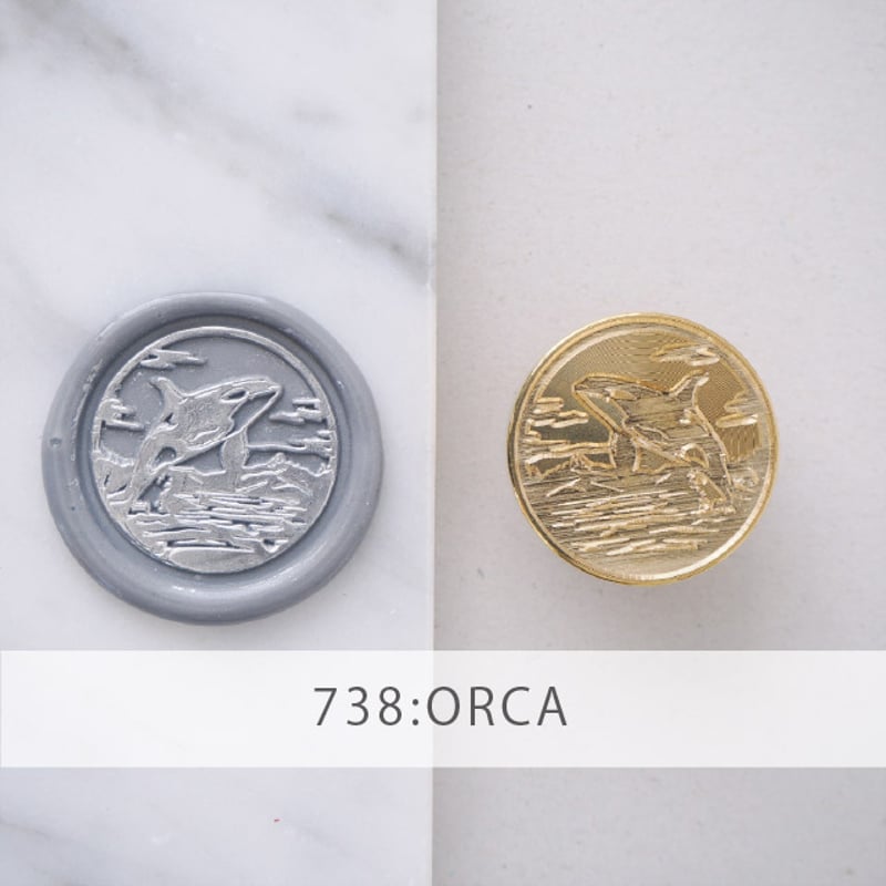 STAMP】738：ORCA【スタンプヘッド】 | シーリングワックス専門店 FooRow