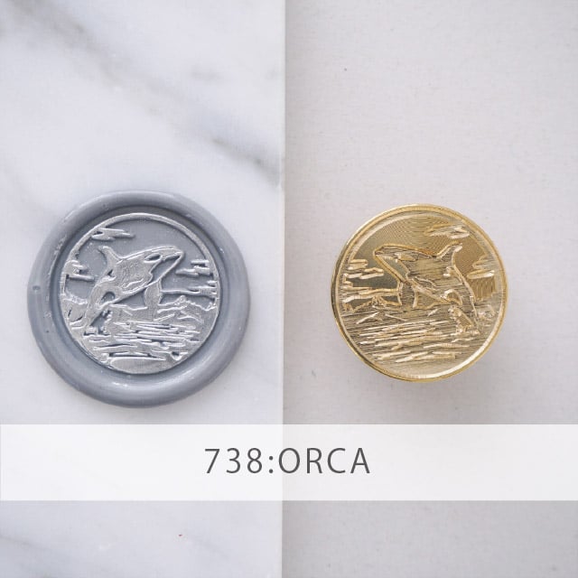 STAMP】738：ORCA【スタンプヘッド】 | シーリングワックス専門店 FooRow