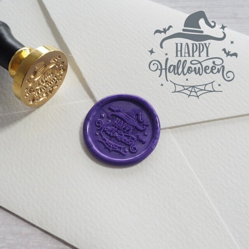 【オーダー専用】シーリングスタンプシール★ハロウィン★ラッピングシール Amazon.co.jp: シール シーリング ハロウィンカラー [2種セット