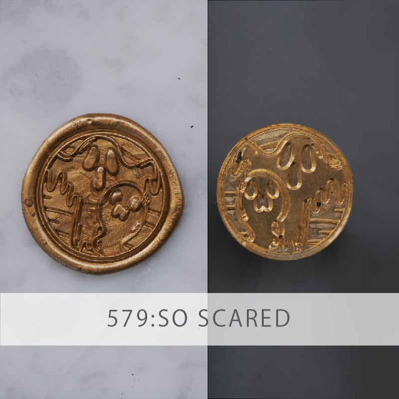 STAMP】579：SO SCARED【スタンプヘッド】 | シーリングワックス専門店