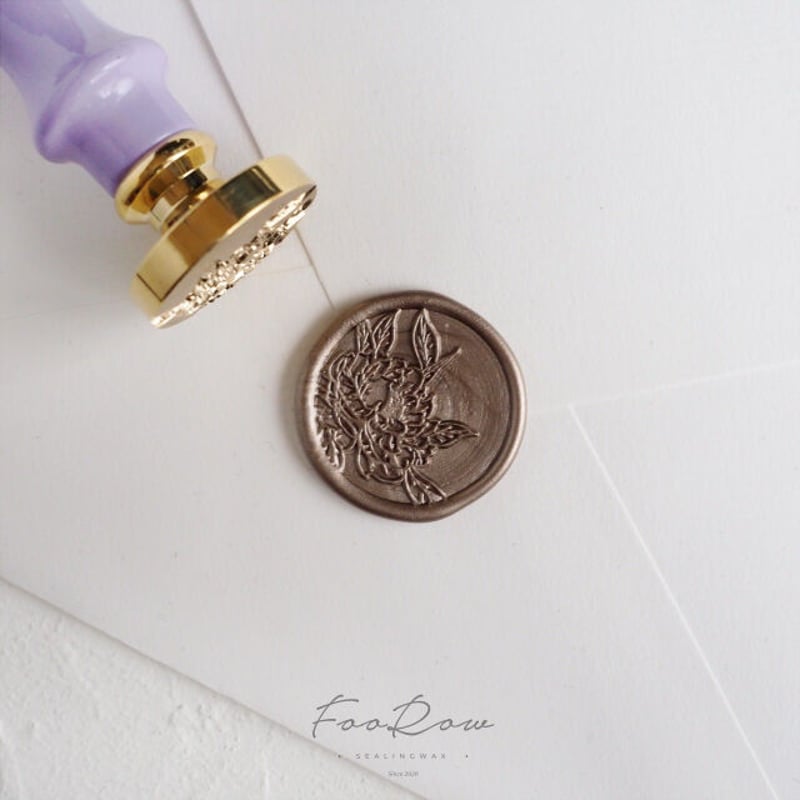 m.peony シーリングスタンプ STAMP】BLOOMING PEONY【334】【メール便発送】 | シーリングワックス専