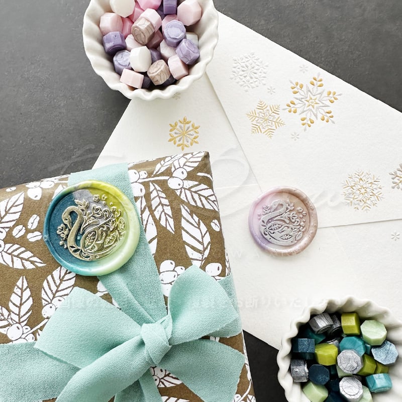 STAMP】715：SCANDI SWAN【スタンプヘッド】 | シーリングワックス専門