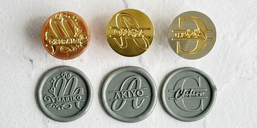 カスタムオーダー】-SPLIT MONOGRAM- | シーリングワックス専門店 FooRow