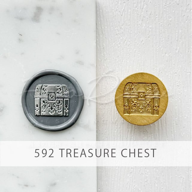ほしさま専用 STAMP】592：TREASURE CHEST【スタンプヘッド】 | シーリングワックス専