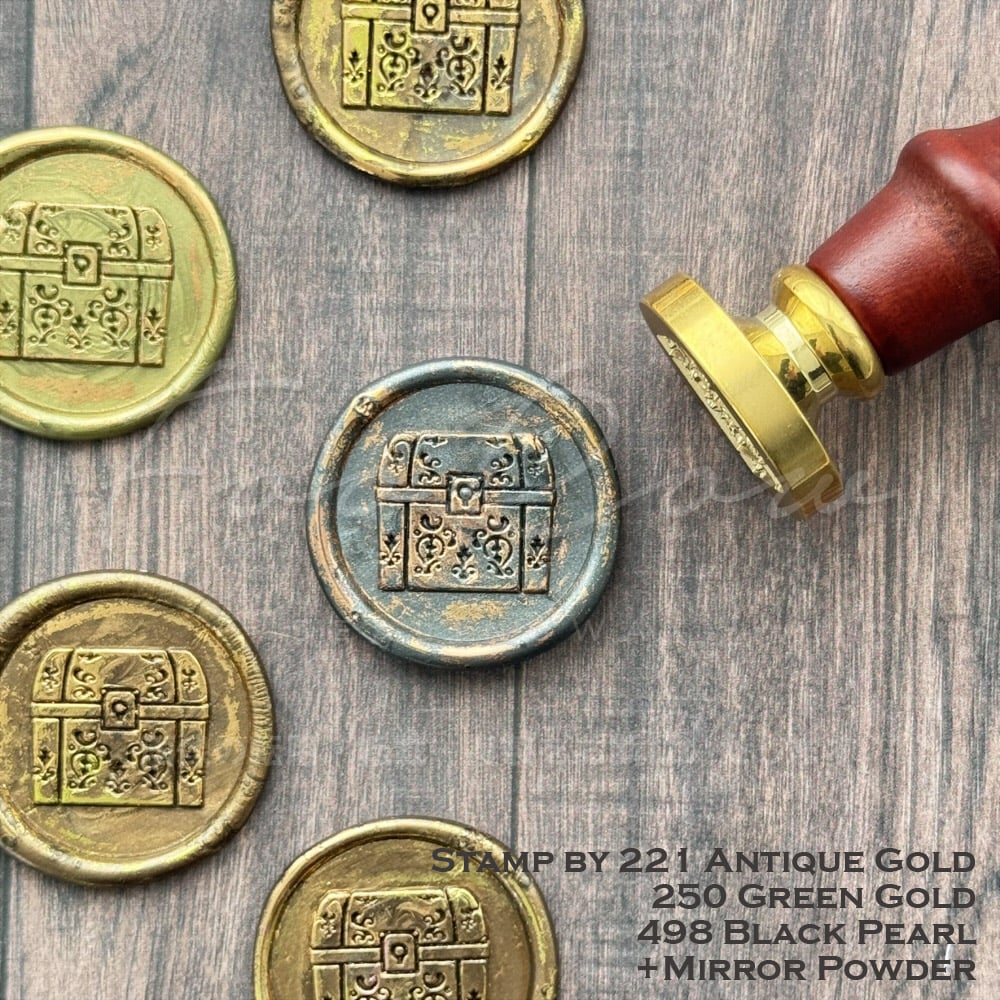 STAMP】592：TREASURE CHEST【スタンプヘッド】 | シーリングワックス専