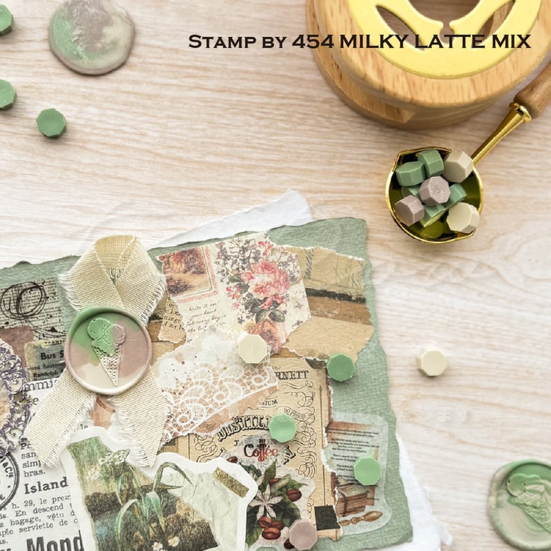 あいすくりーむページ STAMP】577：ICE CREAM【スタンプヘッド】 | シーリングワックス