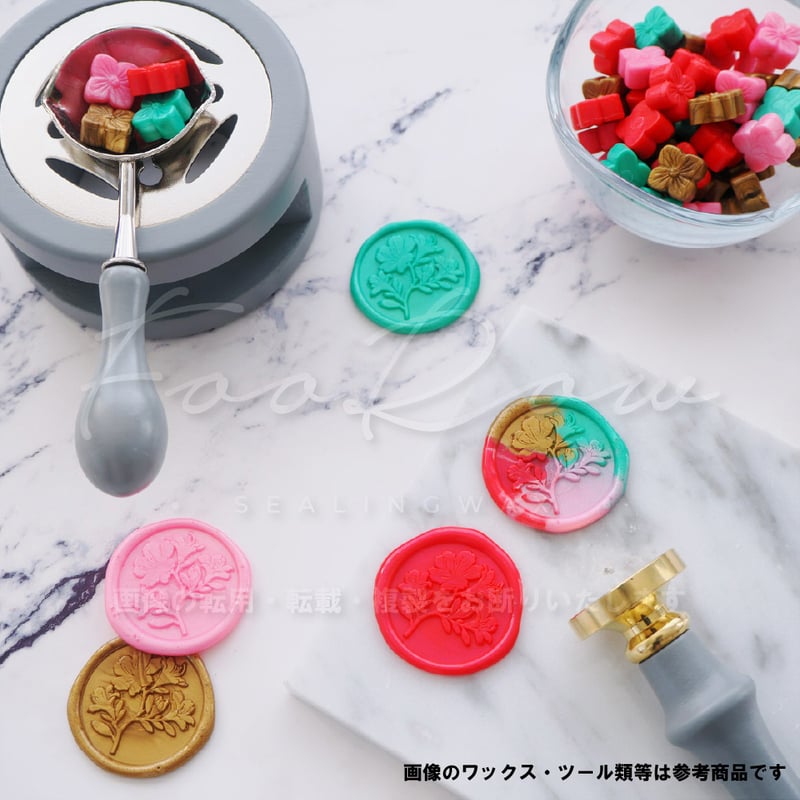 STAMP】733：AZALEA【スタンプヘッド】 | シーリングワックス専門店 FooRow