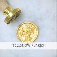 【STAMP】SNOW FLAKES【522】【スタンプヘッド】
