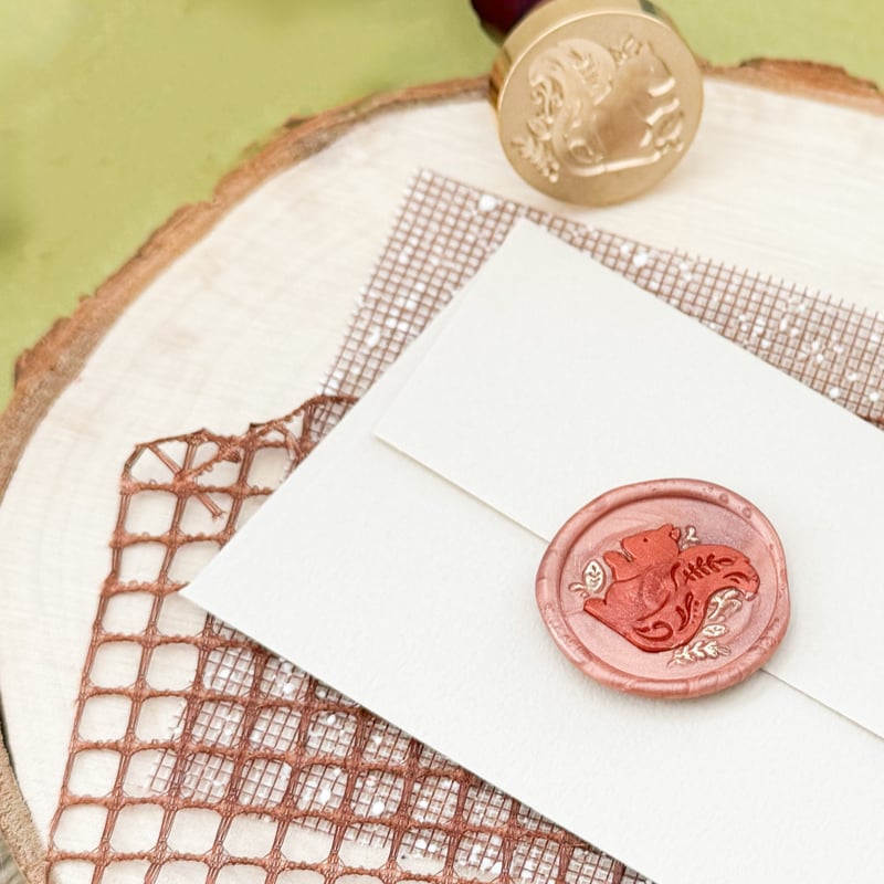 STAMP】707：CHIPMUNK【スタンプヘッド】 | シーリングワックス専門店