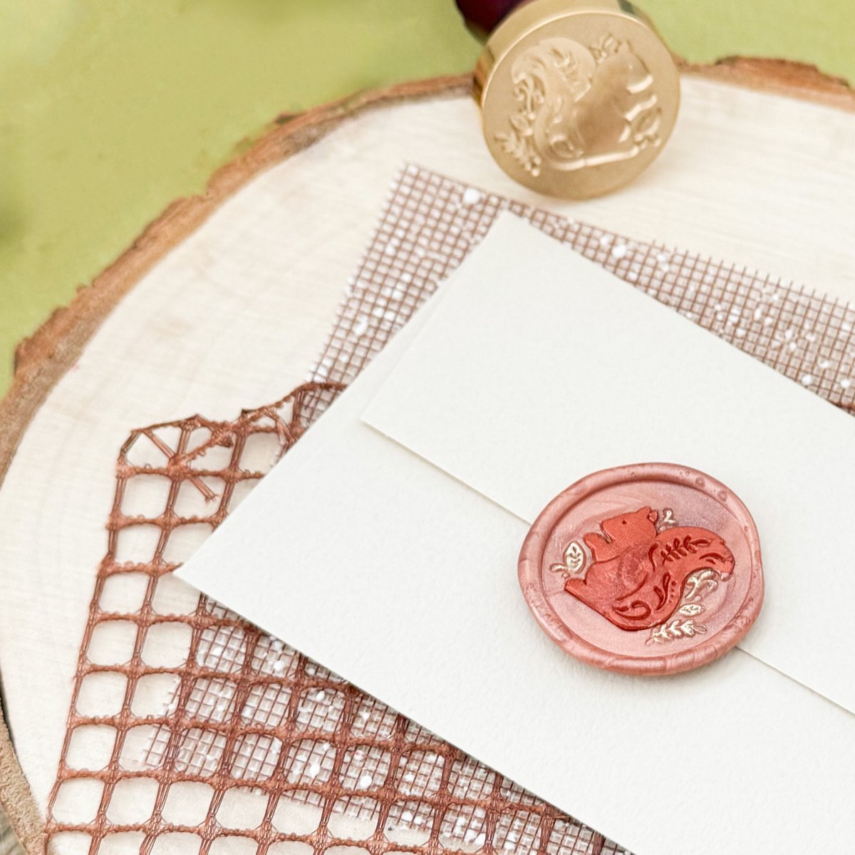 ☆★KH★☆ STAMP】707：CHIPMUNK【スタンプヘッド】 | シーリングワックス専門店