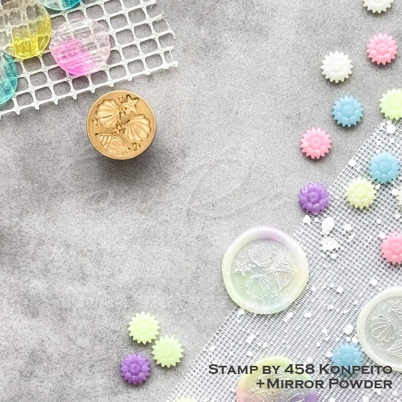 STAMP】561：SEA SHELLS【スタンプヘッド】 | シーリングワックス専門