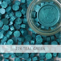 【PILL】274： TEAL GREEN【グリーン系】【単色35g：約100粒】【メタリック/パール】