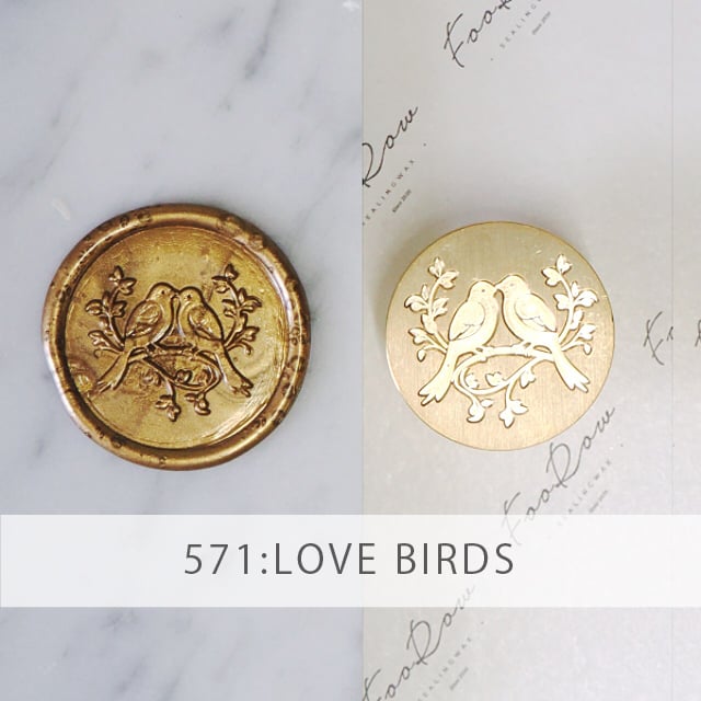STAMP】571：LOVE BIRDS【スタンプヘッド】 | シーリングワックス専門
