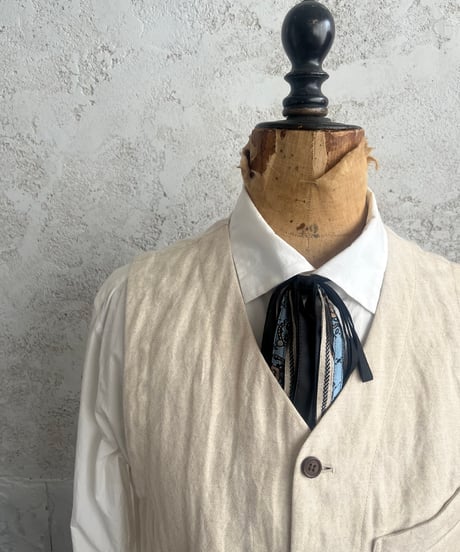 CAVANE WEDDINGキャヴァネ ウェディング/ Tuxedo vintage ribbon-tie (long) / we-Mac 007E