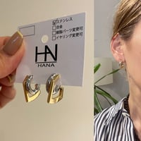 s-8 コンビカラーピアス