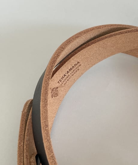 TEHA'AMANA/Copper Rivet Belt/25mm/ブラック