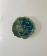 大川和宏/織部台小皿/A