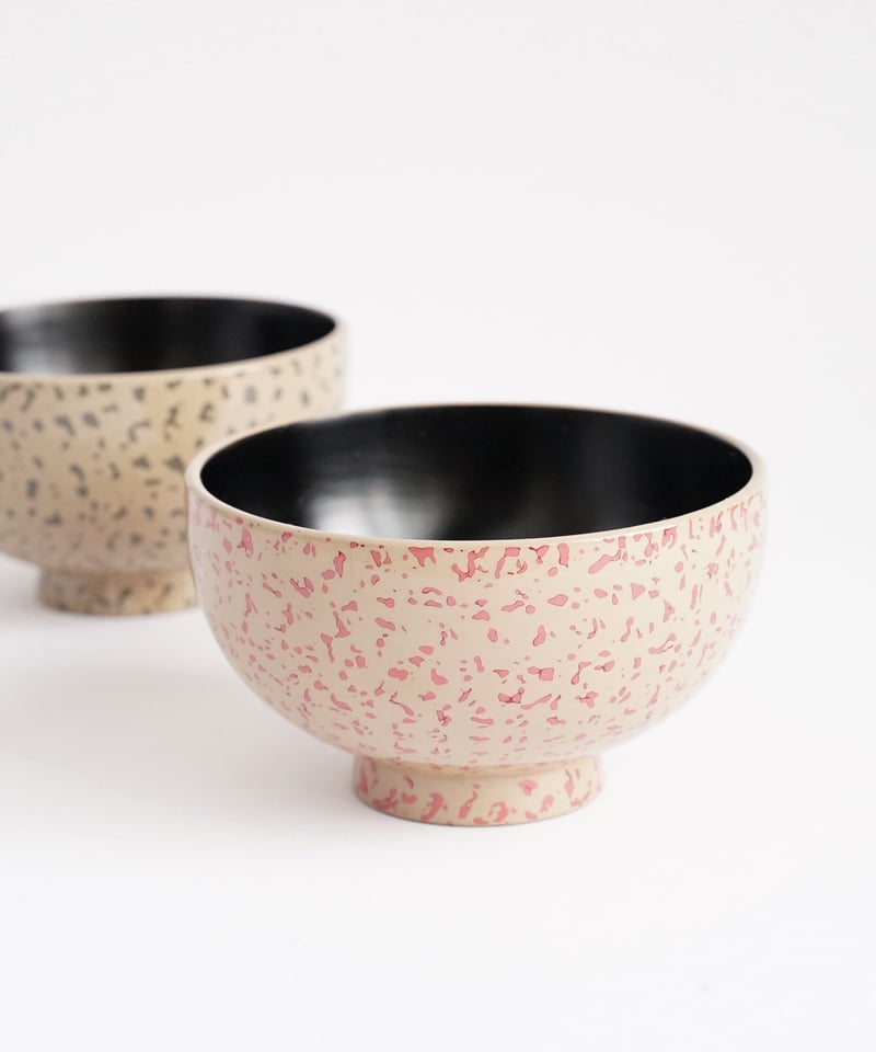 専用ページ　津軽塗り　お椀　新品 津軽塗/汁椀/ベージュ×ピンク | FB-TERRACE