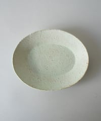 Waka studio/楕円皿/グリーン