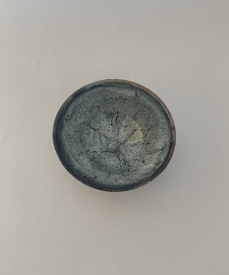 津軽千代造窯 / 飯碗なまこ釉薬 / C