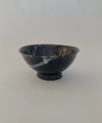 津軽千代造窯 / 飯碗なまこ釉薬 /A