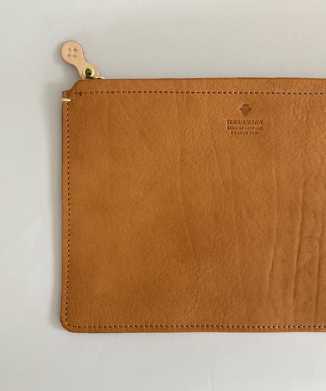 TEHA'AMANA/Square pouch/L/キャメル