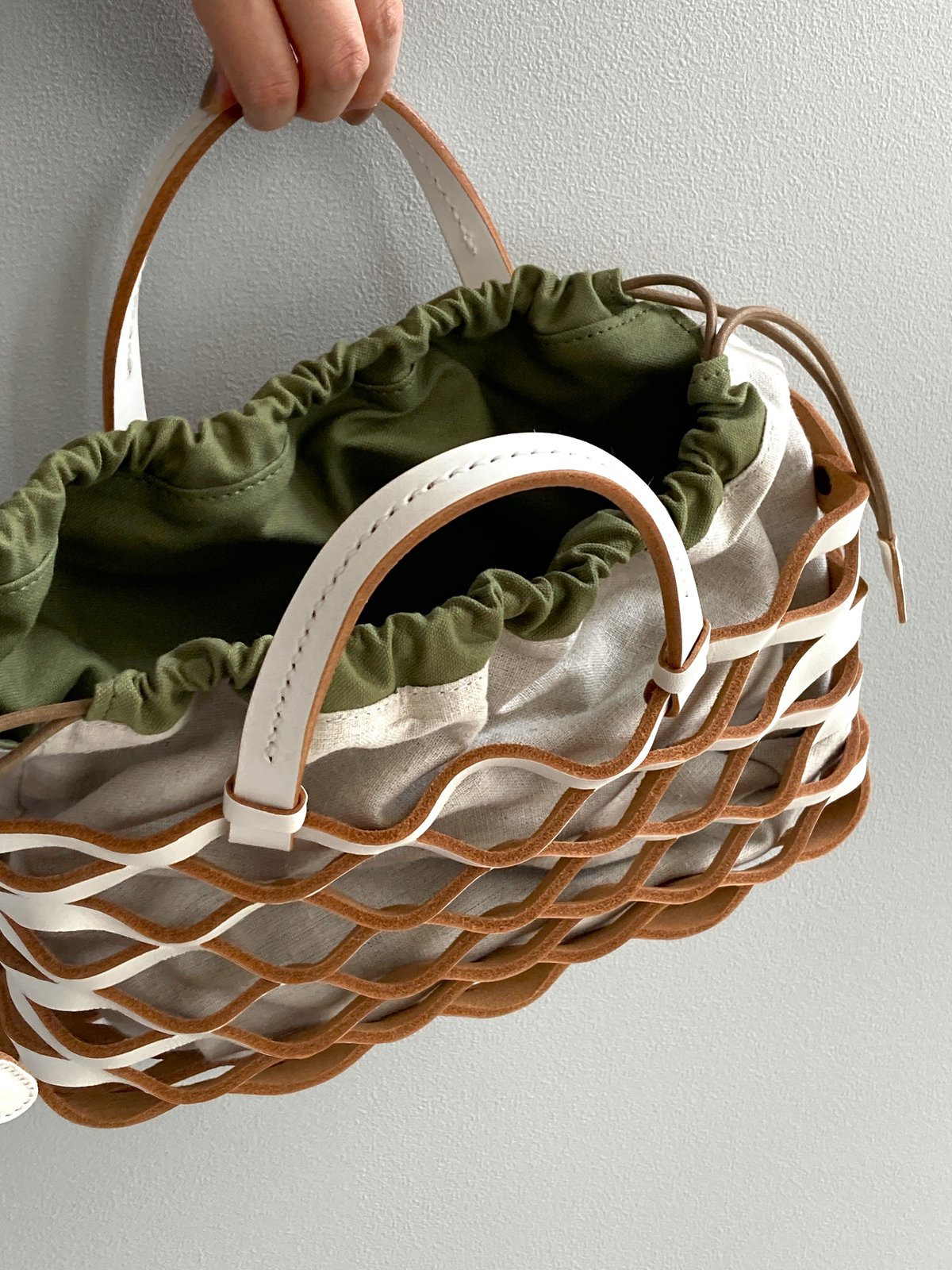 TEHA'AMANA レザーメッシュトート　L 楽天市場】TEHA'AMANA（テハマナ） レザーメッシュ トートバッグ