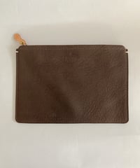 TEHA'AMANA/Square pouch/L/ブラウン
